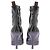 Botas Louis Vuitton de piel efecto cocodrilo negras Negro - vista 5