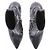 Botas Louis Vuitton de piel efecto cocodrilo negras Negro - vista 6