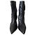 Botines IRO de cuero negro perforado