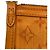 Borsa a tracolla piatta in denim Monogram Louis Vuitton Marrone Arancione - vista 15
