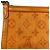 Borsa a tracolla piatta in denim Monogram Louis Vuitton Marrone Arancione - vista 16
