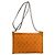 Borsa a tracolla piatta in denim Monogram Louis Vuitton Marrone Arancione - vista 2