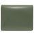 Céline Portafoglio bi-fold Celine Triomphe con patta Verde - vista 2