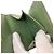 Céline Portafoglio bi-fold Celine Triomphe con patta Verde - vista 7
