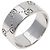 Anello Gucci Icon Wide #22 in oro bianco 18K - vista 2