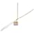 Hermès Kelly necklace rose gold and sapphire Golden  - view 1