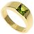 Anello Cartier Tank in oro giallo 18K con peridoto