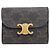 Céline Portafoglio bi-fold Celine Triomphe con patta Marrone