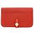 Monedero Duo Dogon GM de Hermès Roja