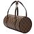 Louis Vuitton Papillon 26 in Damier Ébène marrone - vista 2