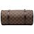 Louis Vuitton Papillon 26 in Damier Ébène marrone - vista 3