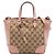Gucci Beiger kleiner GG Canvas Bree Shopper