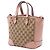 Gucci Beiger kleiner GG Canvas Bree Shopper - Ansicht 2