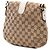 Borsa a spalla Horsebit in tela GG beige Gucci - vista 2