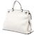 Bamboo Borsa quotidiana media in pelle bianca con bambù Gucci Bianco - vista 2