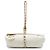 Borsa Baluchon Chanel in pelle di vitello trapuntata bianca Midnight Swim Bianco Crudo
