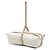 Borsa Baluchon Chanel in pelle di vitello trapuntata bianca Midnight Swim Bianco Crudo - vista 2