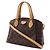 Louis Vuitton Monogram Marrone Rivoli PM - vista 3