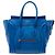 Luggage Céline Bolsa de viagem Celine em couro de bezerro micro liso azul