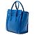 Luggage Céline Bolsa de viagem Celine em couro de bezerro micro liso azul - vista 2