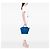 Luggage Céline Bolsa de viagem Celine em couro de bezerro micro liso azul - vista 7