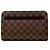 Pochette Saint Louis Damier Ebene Marrone Louis Vuitton