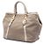 Borsa in tela Canapa logo marrone Prada - vista 2