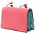 Borsa a tracolla Miu Miu in pelle di capra rosa Madras con logo Miu - vista 2