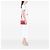 Borsa a tracolla Miu Miu in pelle di capra rosa Madras con logo Miu - vista 6