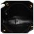 Borsa tote con logo CC borchiato in pelle di agnello nera Chanel Nero - vista 4
