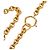 Collana pendente in oro placcato CC dorato di Chanel D'oro - vista 4