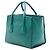 Double Borsa a mano in vitello verde lucido Prada con doppia maniglia e due tasche - vista 2