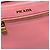 Prada Saffiano Lux Rosa Crossbody con Tasca Frontale - vista 5