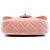 Chanel Mini Flap in Velluto Trapuntato Rosa con Doppio Telaio - vista 3