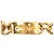 Kette mit goldplattiertem Logo-Schild von Chanel Golden - Ansicht 2