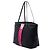 Borsa Prada in Tessuto Velluto Nero con Ricamo Trompe L'oeil - vista 2
