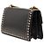 Borsa a spalla Dionysus in pelle di vitello nera media con borchie Gucci Nero - vista 2
