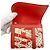 Hermès Hermes Avec Soie Bi-Fold Geldbörse Rot Beige - Ansicht 4