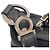 Borsa in tela Gancini Salvatore Ferragamo Nero - vista 14