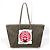 Fendi Cherry Blossom Zucca Logo Schultertasche Braun