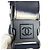 Borsa a tracolla in nylon sportivo Chanel Nero Bianco - vista 15