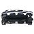 Borsa a tracolla in nylon sportivo Chanel Nero Bianco - vista 5