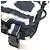 Borsa a tracolla in nylon sportivo Chanel Nero Bianco - vista 6
