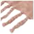 LOEWE hellrosa Mohair-Schal Pink - Ansicht 5