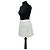 Falda mini blanca Christian Dior algodón lana Blanco - vista 3