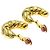 Bulgari Orecchini Bvlgari Spiga in Oro Giallo 18K D'oro - vista 3