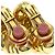 Bulgari Orecchini Bvlgari Spiga in Oro Giallo 18K D'oro - vista 4