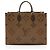 Sac Onthego GM en toile Monogram géant Louis Vuitton Marron - vue 3