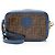 Bolso de cámara mini Fendi FF de lona recubierta 1974 Azul