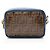 Bolso de cámara mini Fendi FF de lona recubierta 1974 Azul - vista 3